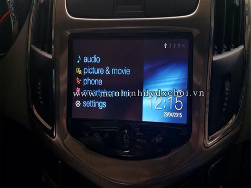 Bản đồ GPS dẫn đường và camera lùi cho xe Chevrolet Cruze - 3